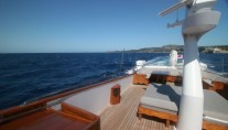 Classic yacht DUNE -  Sundeck